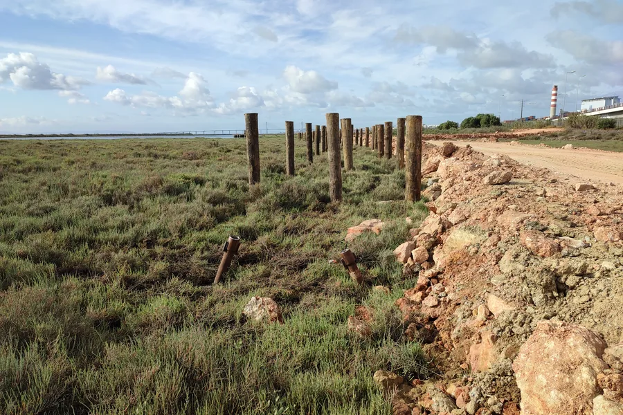 Passadiço Ribeirinho de Loures, obra (1)