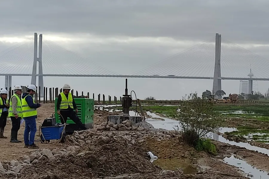 Passadiço Ribeirinho de Loures, obra (15)