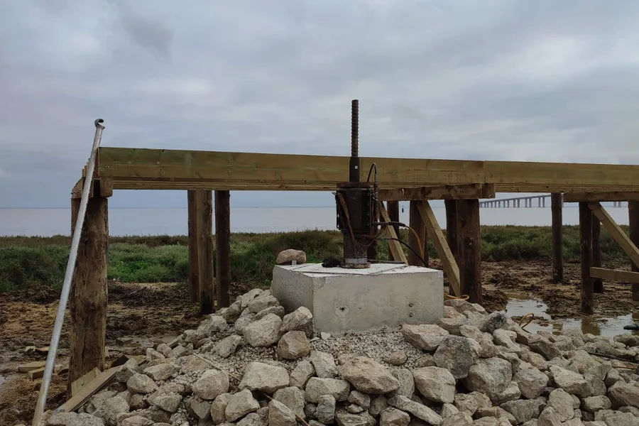 Passadiço Ribeirinho de Loures, obra (16)